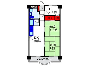 ハイツフルカワの物件間取画像